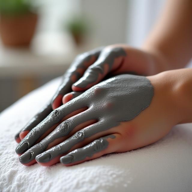 Exklusive Vulkan-Schlamm Behandlung